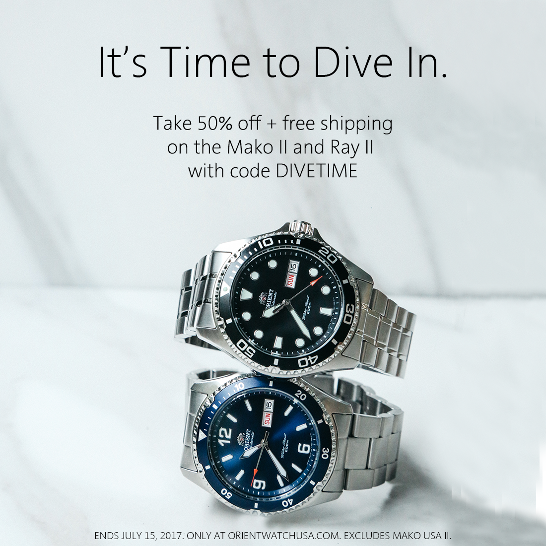Grab a New Diver Watch During our Summer Sale!