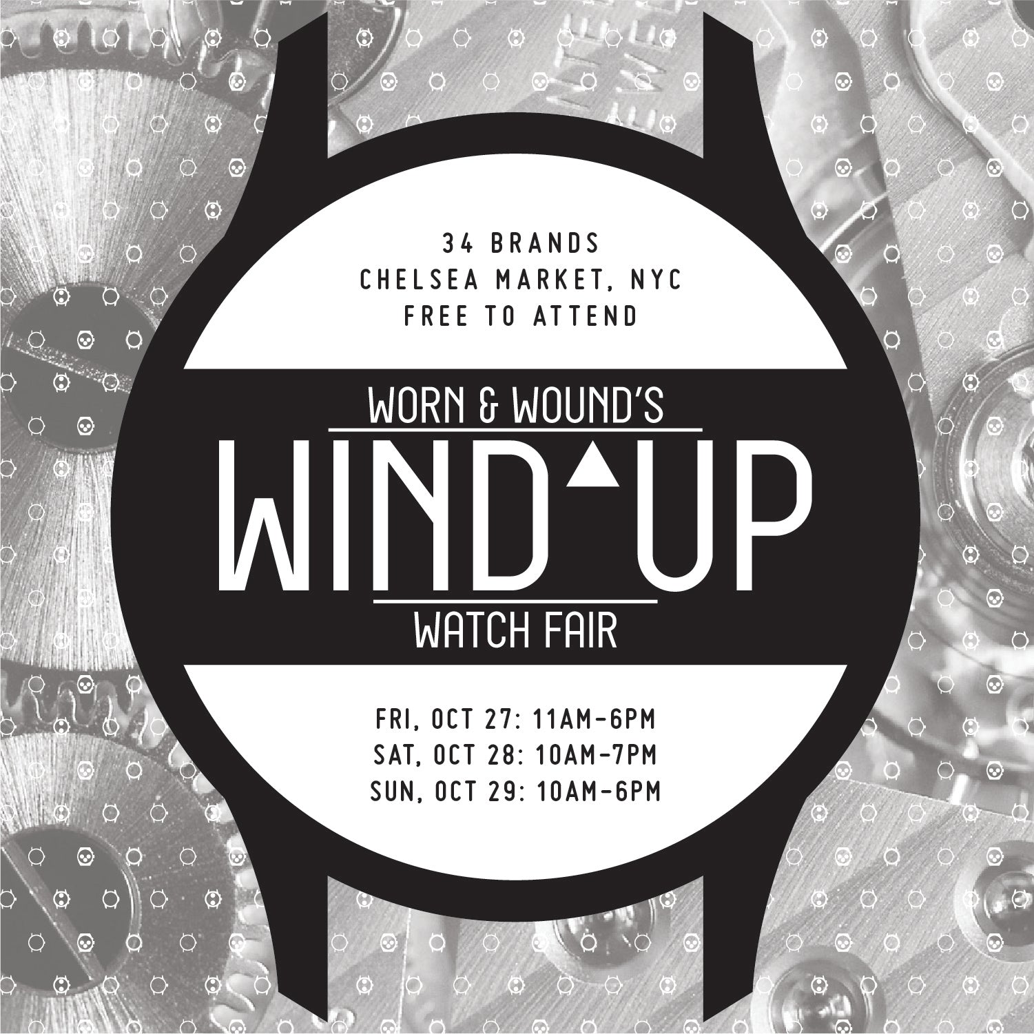 Catch Us at Worn & Wound's Wind^Up Watch Fair this Weekend!