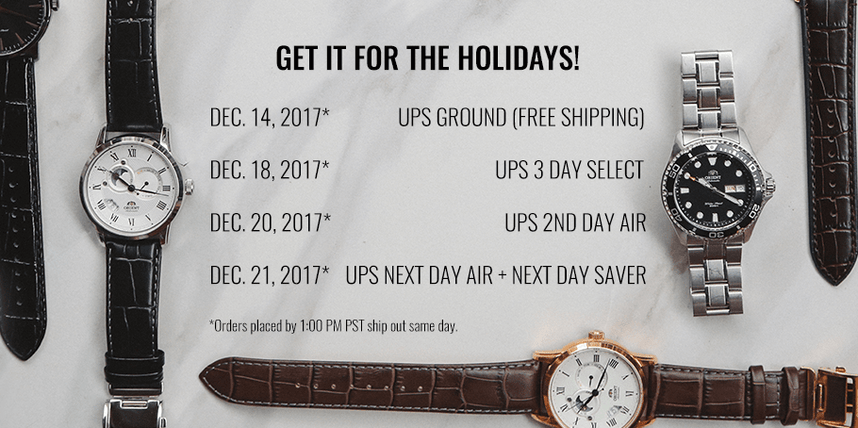 Get it in Time for the Holidays! - Orient Watch USA