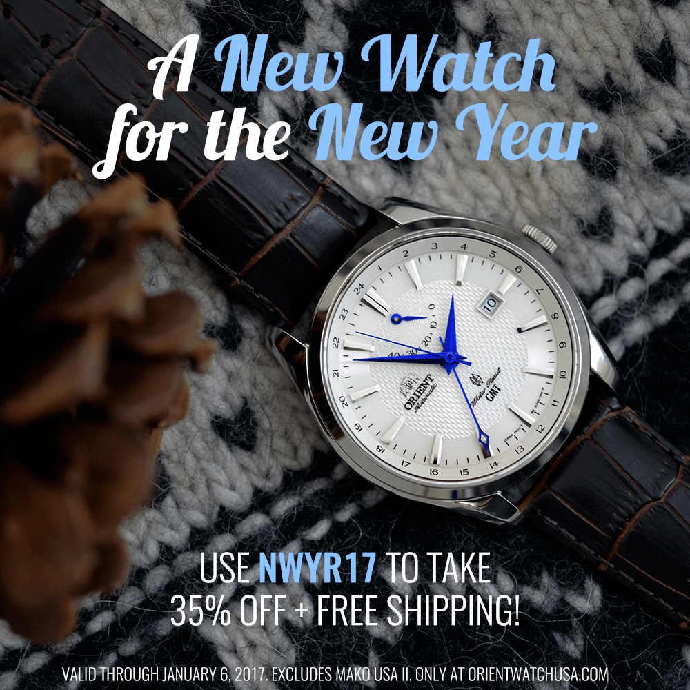 New Year, New Watch: Save 35% Off Now - Orient Watch USA