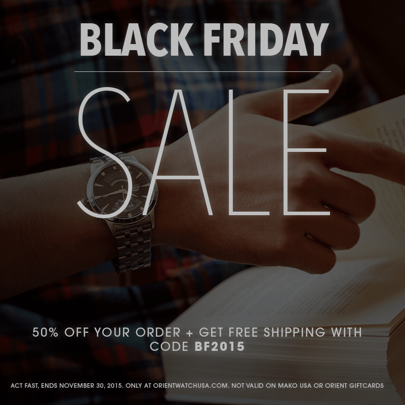 Our Black Friday Sale Starts NOW! - Orient Watch USA