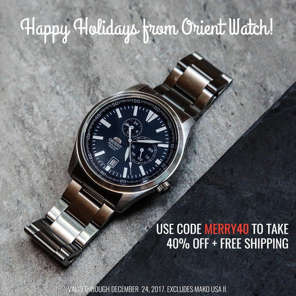 Save Big During our Holiday Sale! - Orient Watch USA