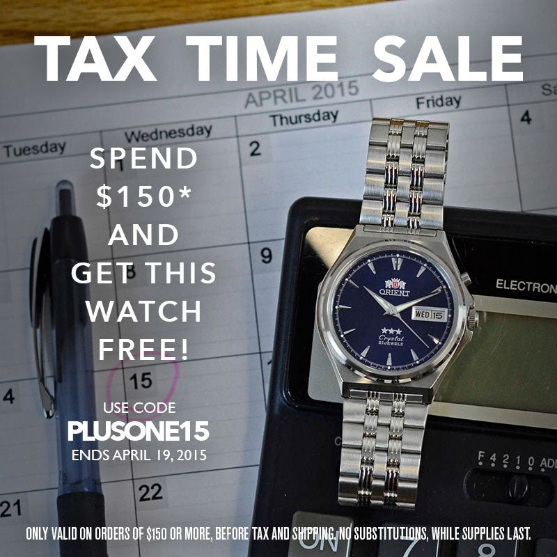 Shop Our Tax Time Sale! - Orient Watch USA