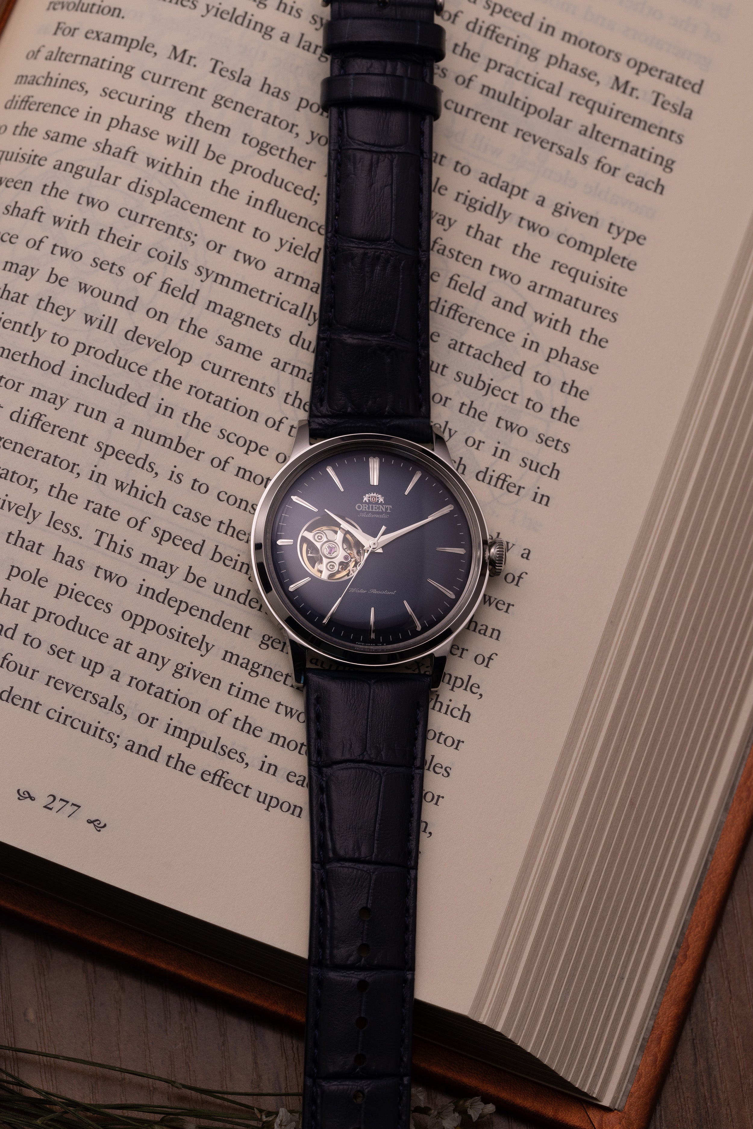 Orient Bambino Open Heart Classic Watch | RA-AG0005L30B RA