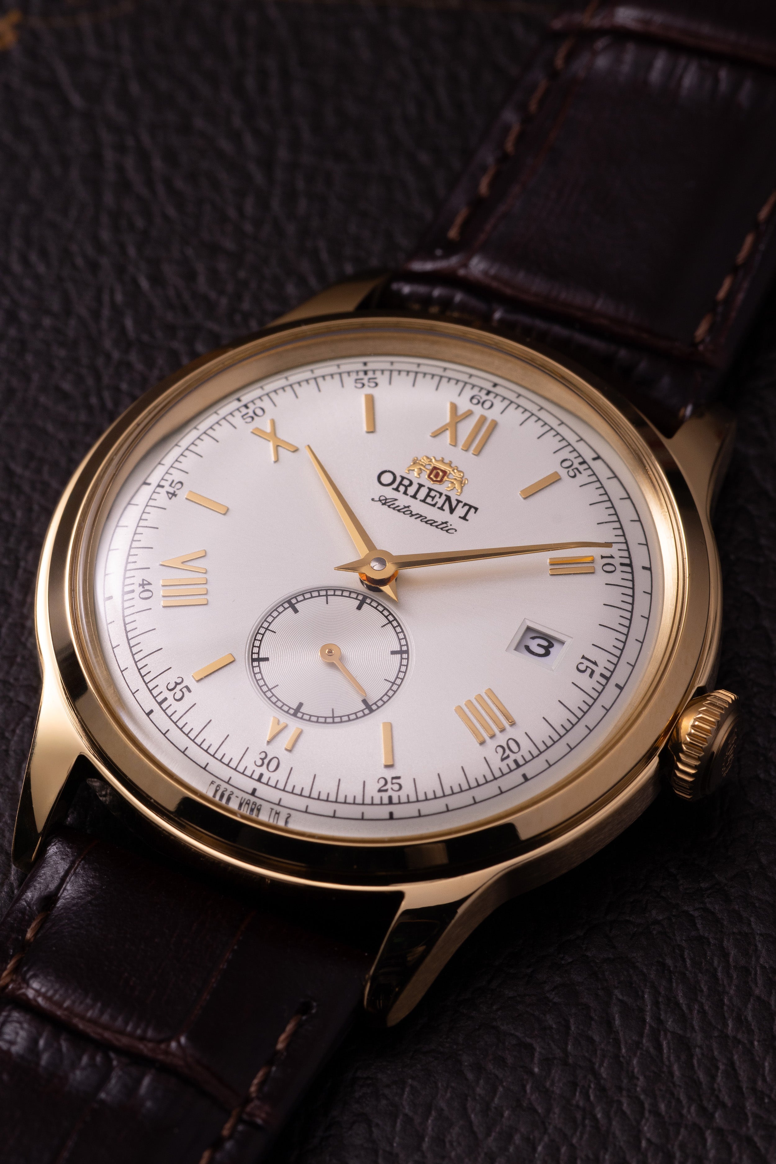 Orient Bambino Version 2 Small Seconds 38mm Watch | RA-AP0106S30B