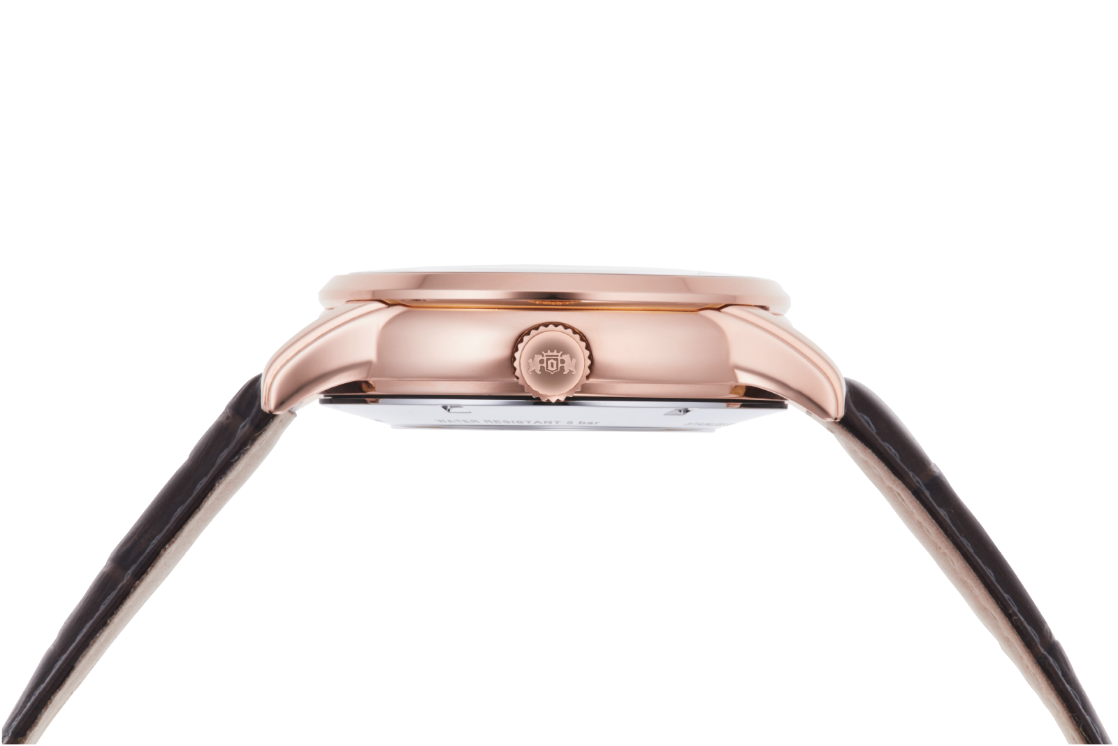 Orient Sun and Moon Open Heart RA-AS0009S10B classic watch sapphire rose gold champagne