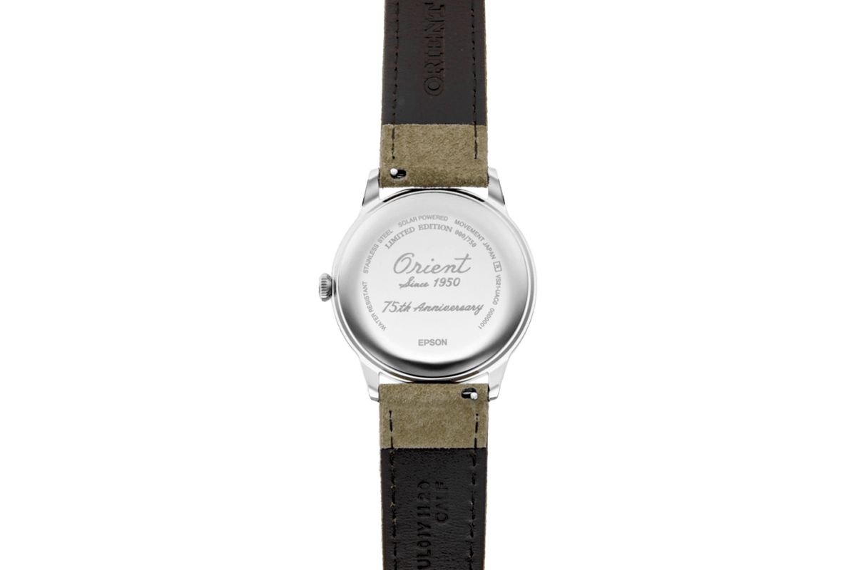 Orient 75th Anniversary Bambino Solar Quartz - Orient Watch USA