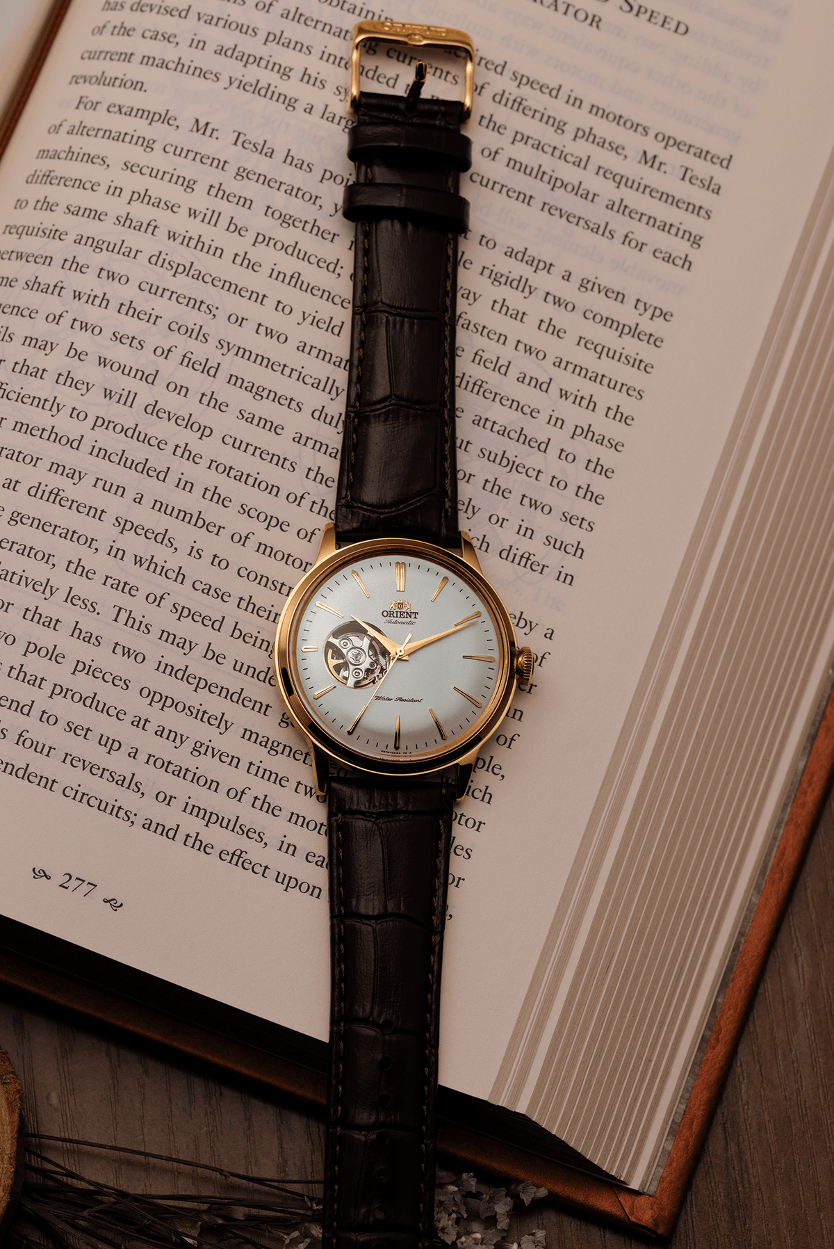 Orient Bambino Open Heart Classic Watch | RA-AG0003S30B RA