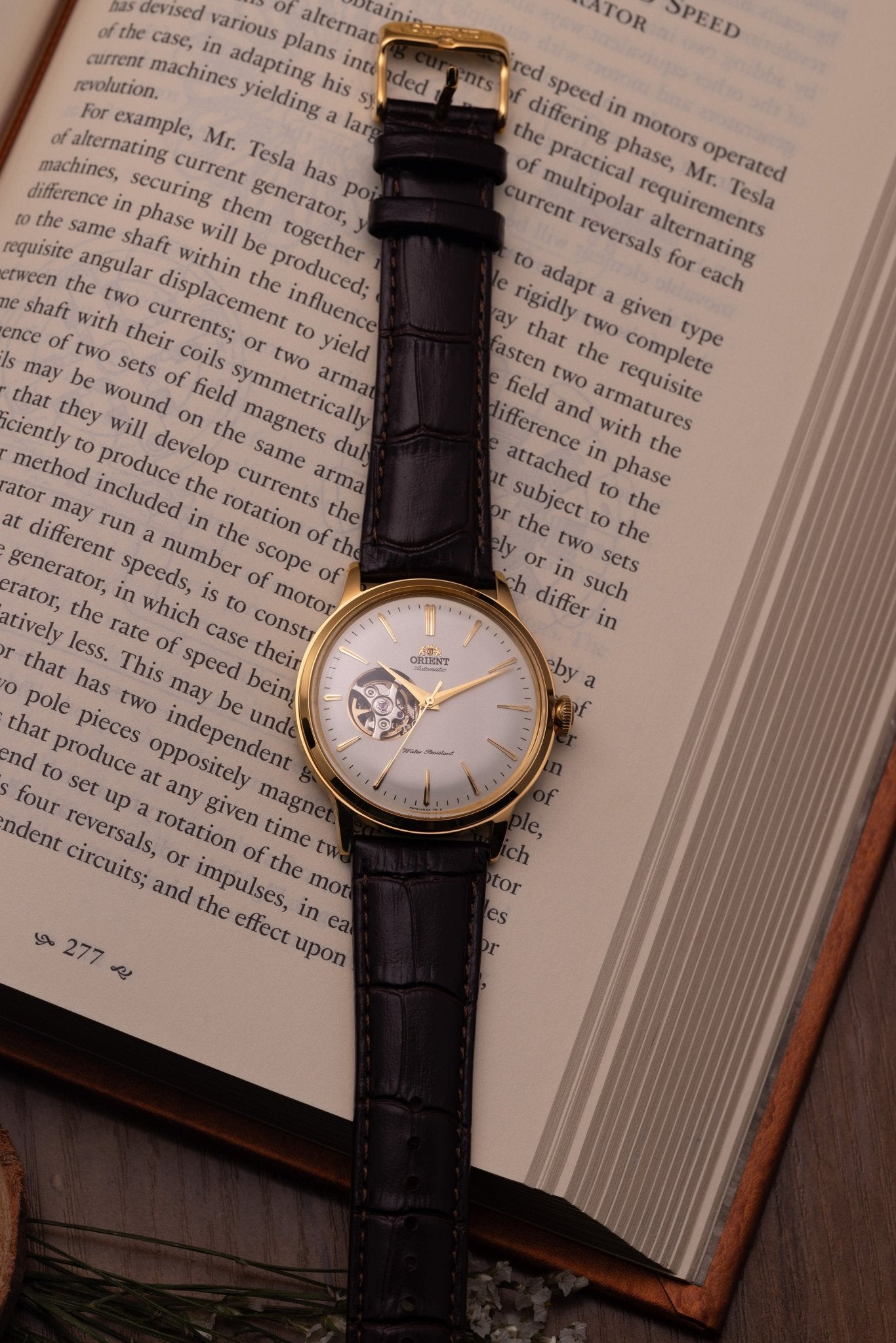 Orient Bambino Open Heart Classic Watch | RA-AG0003S30B RA