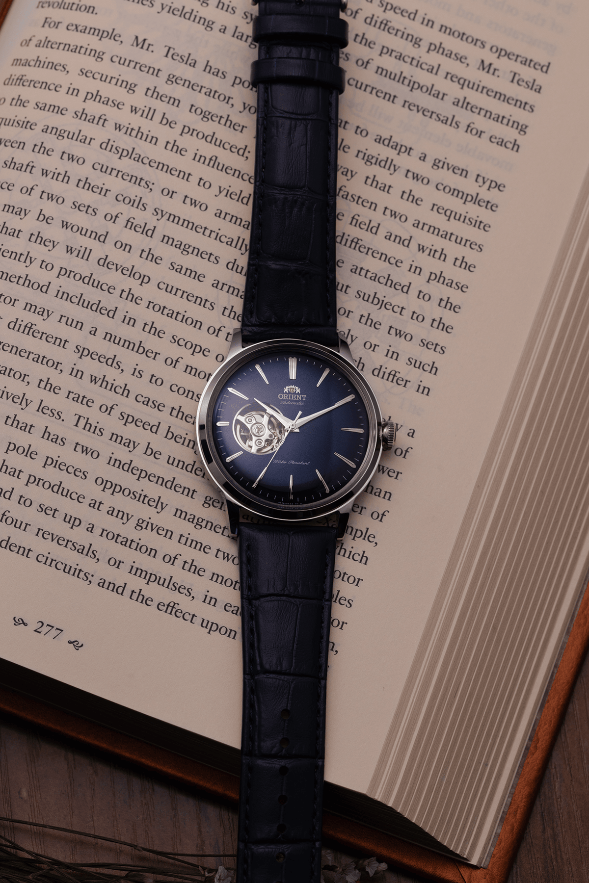 Orient Bambino Open Heart Classic Watch | RA-AG0005L30B RA