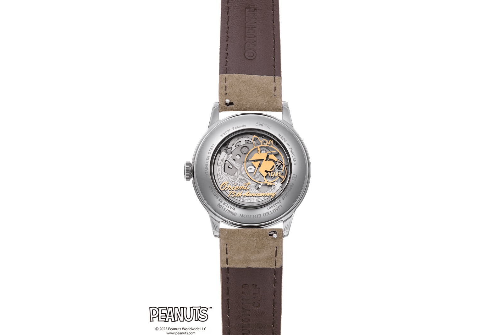 Orient Peanuts 75th Anniversary Limited Edition Bambino - Orient Watch USA