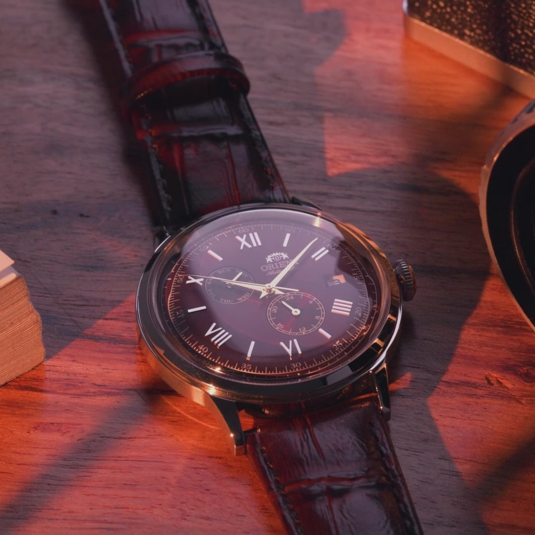 Closeup video of RA-AK0705R30B from various angles.

Orient Bambino Version 8 - RA-AK0705R30B