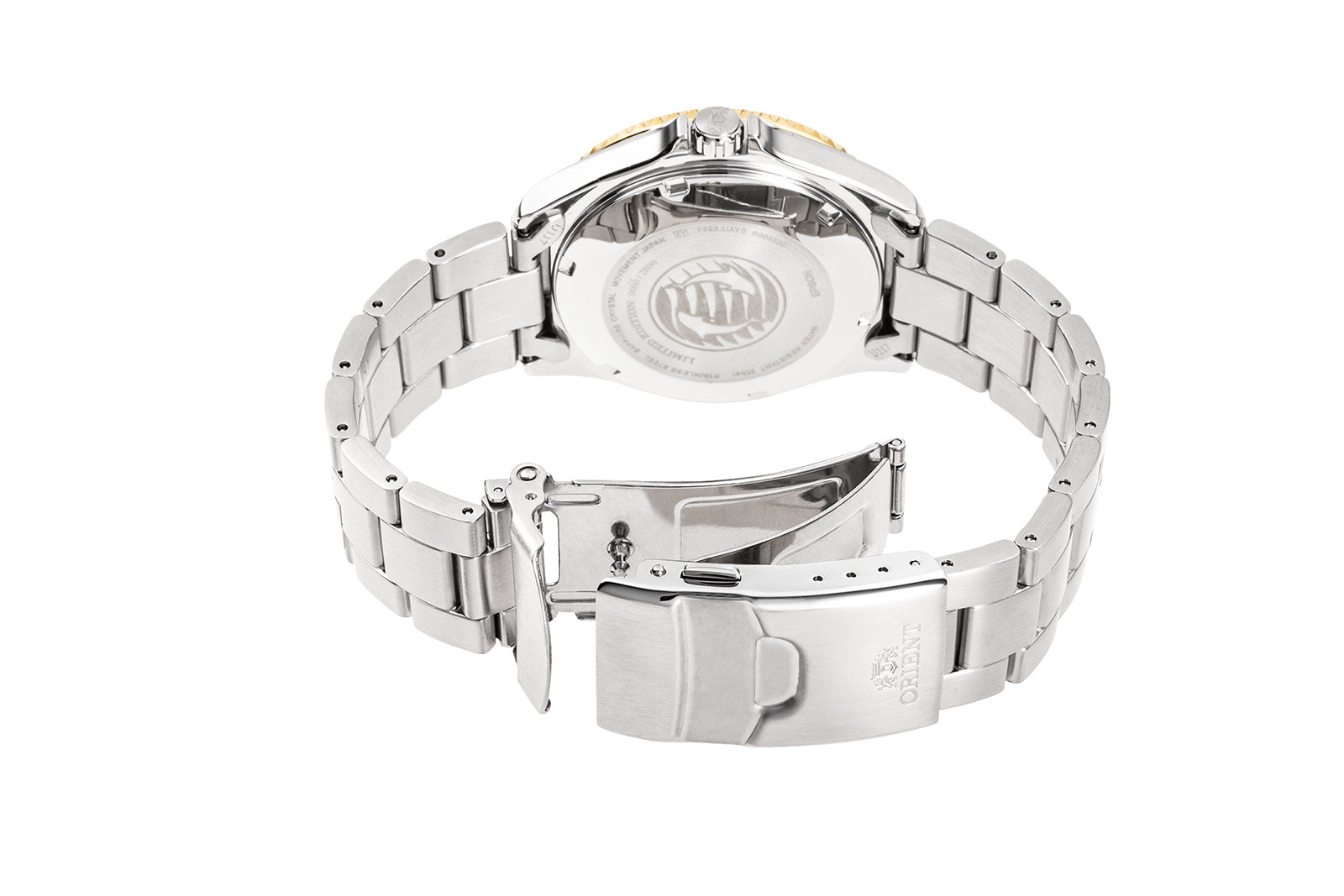Orient Limited Edition RA-AA0815L19B sport dive watch 200m gold blue