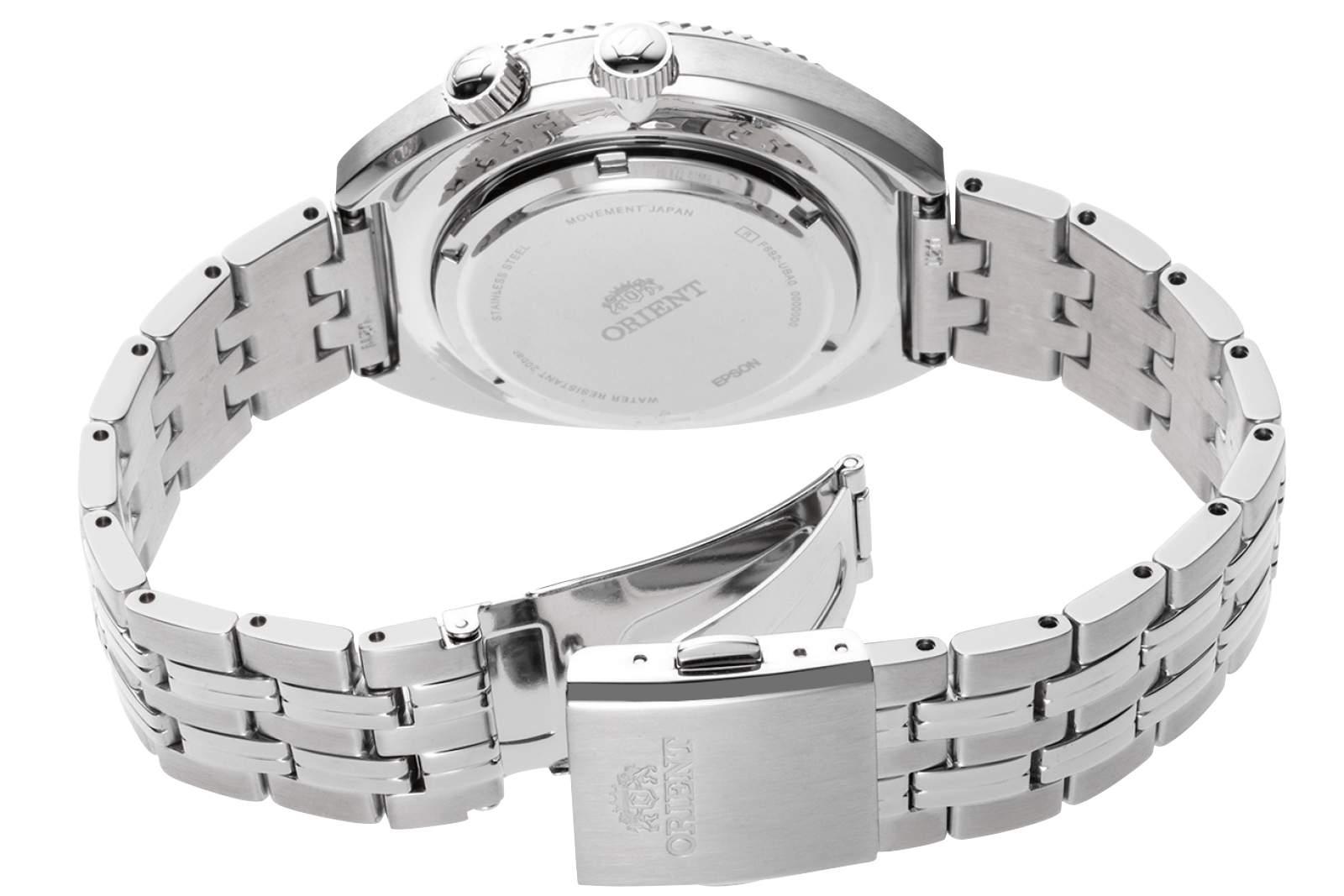 Orient Neo Classic Sports RA-AA0E05B19B retro watch silver black