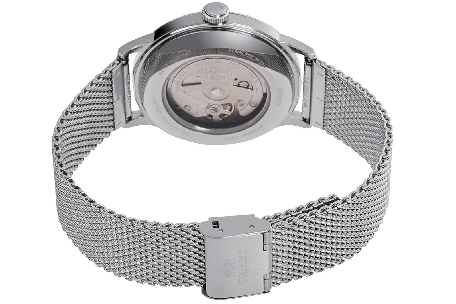 Orient Bambino Version 6 RA-AC0018E10B classic watch silver green