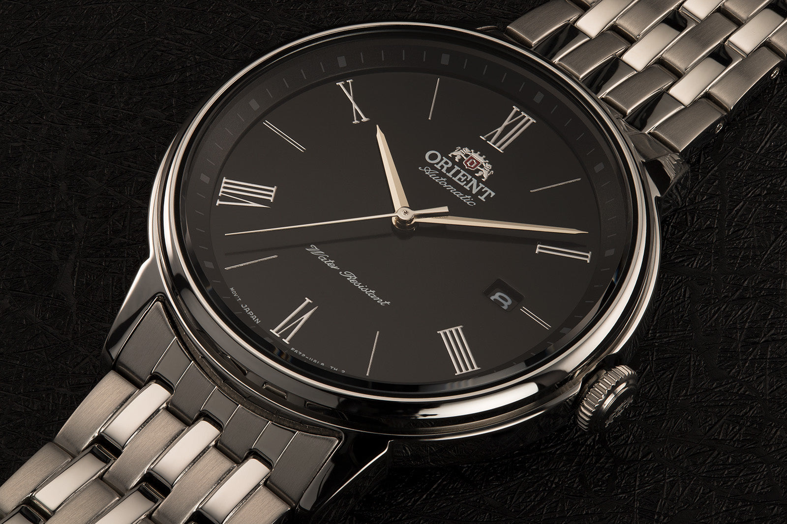 Orient RA-AC0J02B10B dress watch silver champagne