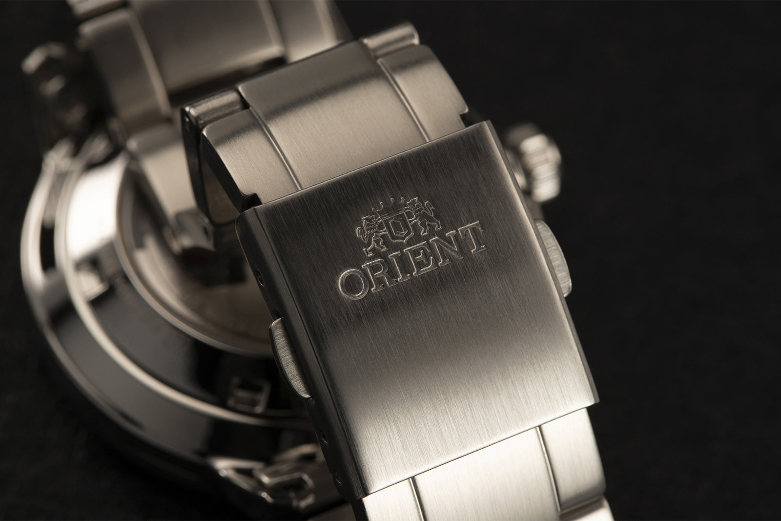 Orient RA-AR0101L10A modern watch small seconds silver blue